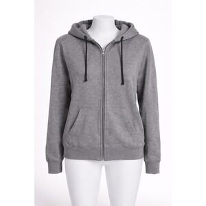 H&M Divided Basic Mens Gray Full Zip Hoodie Sweatshirt Medium Heathered Gray